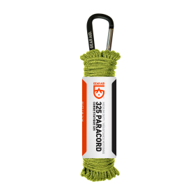 Gear Aid 325 Paracord 15m w/ Carabiner - Green