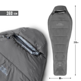 Tac Maven Mummy Sleeping Bag 360gr - Cinder Grey