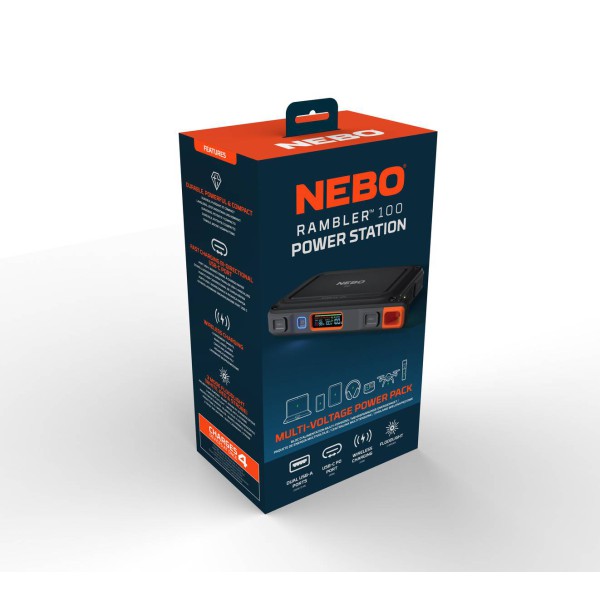 Nebo Rambler 100 Power Station - 96.2Wh / 26000mAh