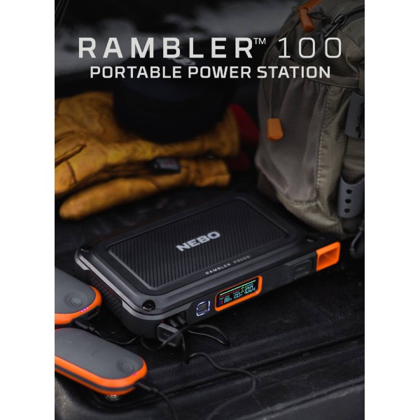 Nebo Rambler 100 Power Station - 96.2Wh / 26000mAh