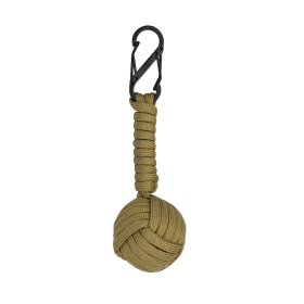 Barbaric 09898 Monkey Fist Key Ring - Coyote