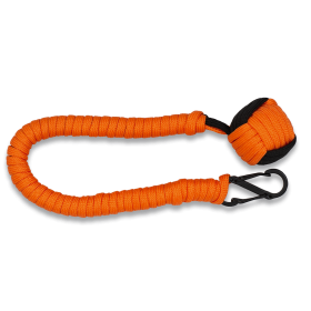 Barbaric 39396 Monkey Fist Key Ring - Orange