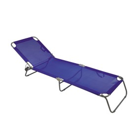 Beach Bed Steel Textilene - Blue
