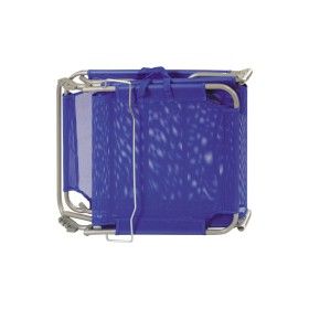 Beach Bed Steel Textilene - Light Blue