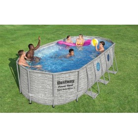 Bestway 56716 Power Steel Oval Pool Set 549x274x122cm