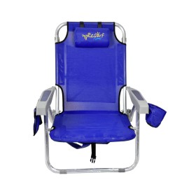 Campus Large Aluminium Beach Armchair - Grey
