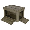 MFH Foldable 20L Plastic Box - Olive