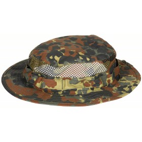 MFH Bush Hat Mesh Boonie - Flecktarn