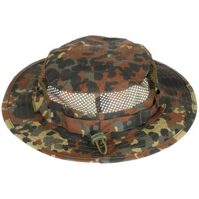 MFH Bush Hat Mesh Boonie - Flecktarn