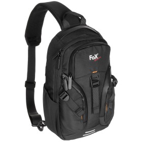 MFH Travel Sling Shoulder Bag - Black
