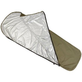 MFH Fleece Sleeping Bag - Coyote