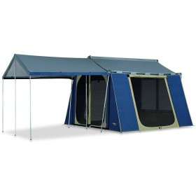 OZtrail Canvas Cabin 12x9 Tent 510x360x220cm (6 Persons)