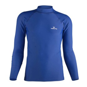 Vaquita Rash Guard Men Long Sleeve - Blue
