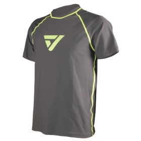 Vaquita Loose Fit Rash Guard Men Short Sleeve - Grey
