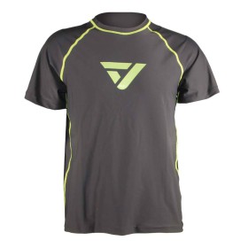 Vaquita Loose Fit Rash Guard Men Short Sleeve - Grey