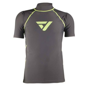 Vaquita Slim Fit Rash Guard Men Short Sleeve - Grey
