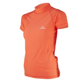 Vaquita Rash Guard Women Short Sleeve - Coral