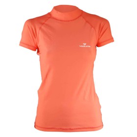 Vaquita Rash Guard Women Short Sleeve - Coral