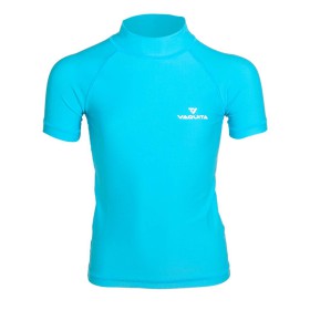 Vaquita Rash Guard Children Short Sleeve - Blue