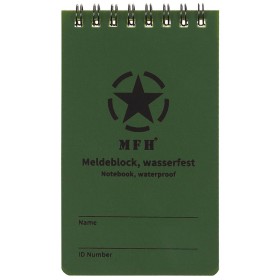 MFH Waterproof Writing Pad 7,5x13cm