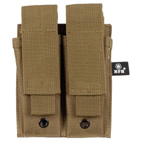 MFH Magazine Pouch Double Molle - Coyote