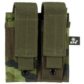 MFH Magazine Pouch Double Molle - M95 CZ Camo