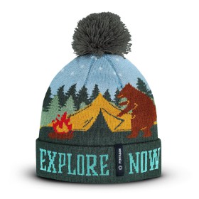 Pentagon Sanctuary Bear Knit Beanie