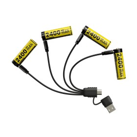 Nitecore Batteries NH2400 ΑΑ2400 1.5v x4 + Charger