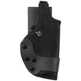 MFH AT Pistol Holster w/ Plastic Cover - Black