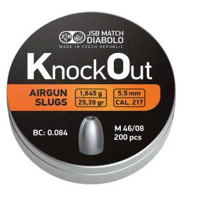 JSB Knock Out Slugs .217 5,5mm (1,645g) 200pcs