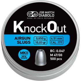 JSB Knock Out Slugs 4,51mm ΜΚΙΙ (0,650g) 500pcs