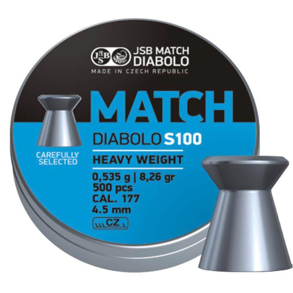 JSB Match Diabolo S100 4,49mm (0,535g) 500pcs