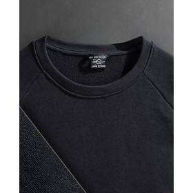 Pentagon Terry Combed Sweater - Black