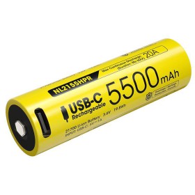 Nitecore Battery 21700 NL2155HPR USB-C - 5500mAh