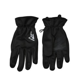 Apu Outdoor Stretchy Softshell Gloves Repel - Black