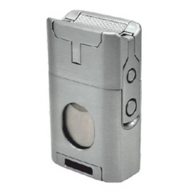 Ronson 12104 Giant Jet Lighter Chrome Satin