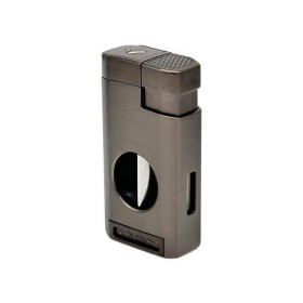 Ronson 118003 Thunder Lighter w/ Cutter Gun Metal