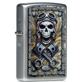 Zippo 1020 Motorcycle Skull