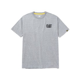 CAT Men's Trademark T-Shirt - Grey Blue