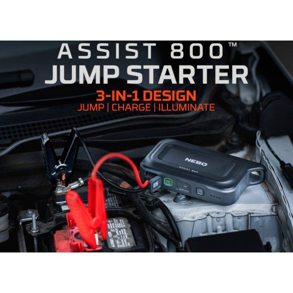 Nebo Assist 800 Jump Starter / Power Bank 2700mAh