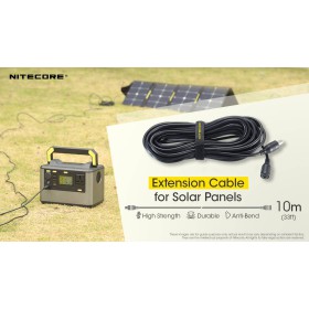 Nitecore 10m Extension Cable for Solar Panels