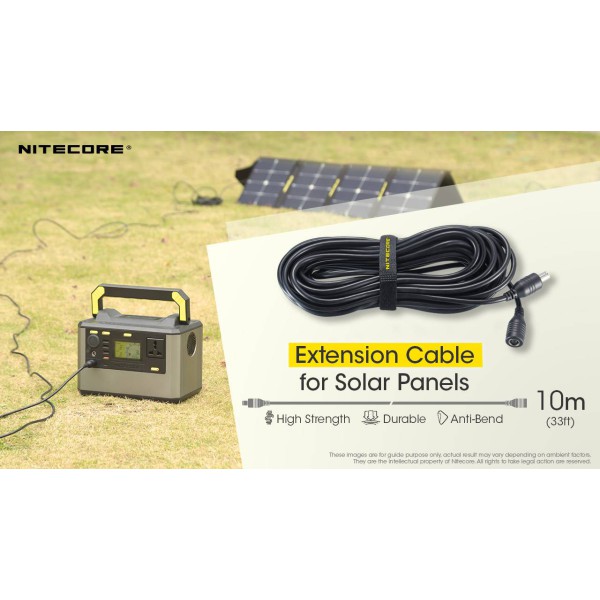 Nitecore 10m Extension Cable for Solar Panels