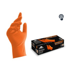 Active Gear Disposable Nitrile Gloves - Orange 50pcs