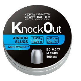 JSB Knock Out Slugs 4,51mm ΜΚ3 (0,650g) 500pcs