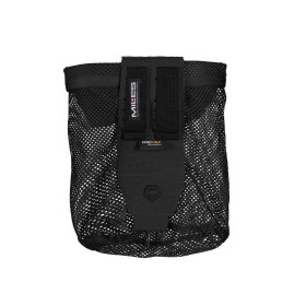 Pentagon Amina Foldable Mesh Dump Pouch - Black