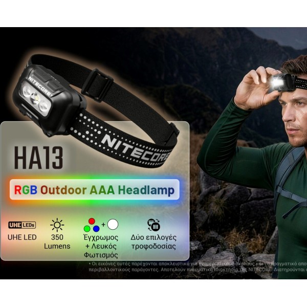 Nitecore Headlamp HA13 New - 350 Lumens