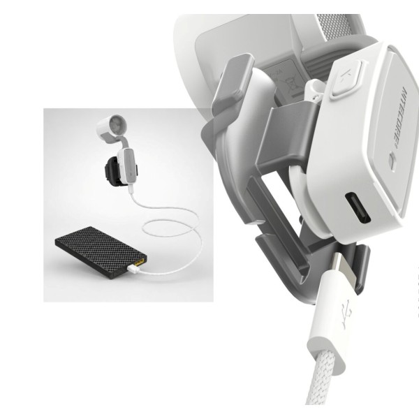 Nitecore NCF20 Lightweight Clip-on Fan - Cloud White