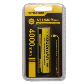 Nitecore Battery 18650 NL1840R - 4000mAh