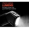 Nebo Paradigm 7500 Flashlight - 7500 Lumens