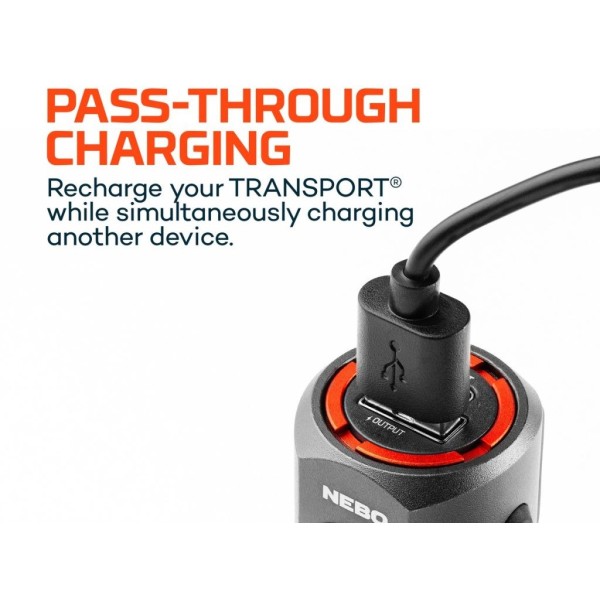 Nebo Transport 400 Car Charger Flashlight - 400 Lumens